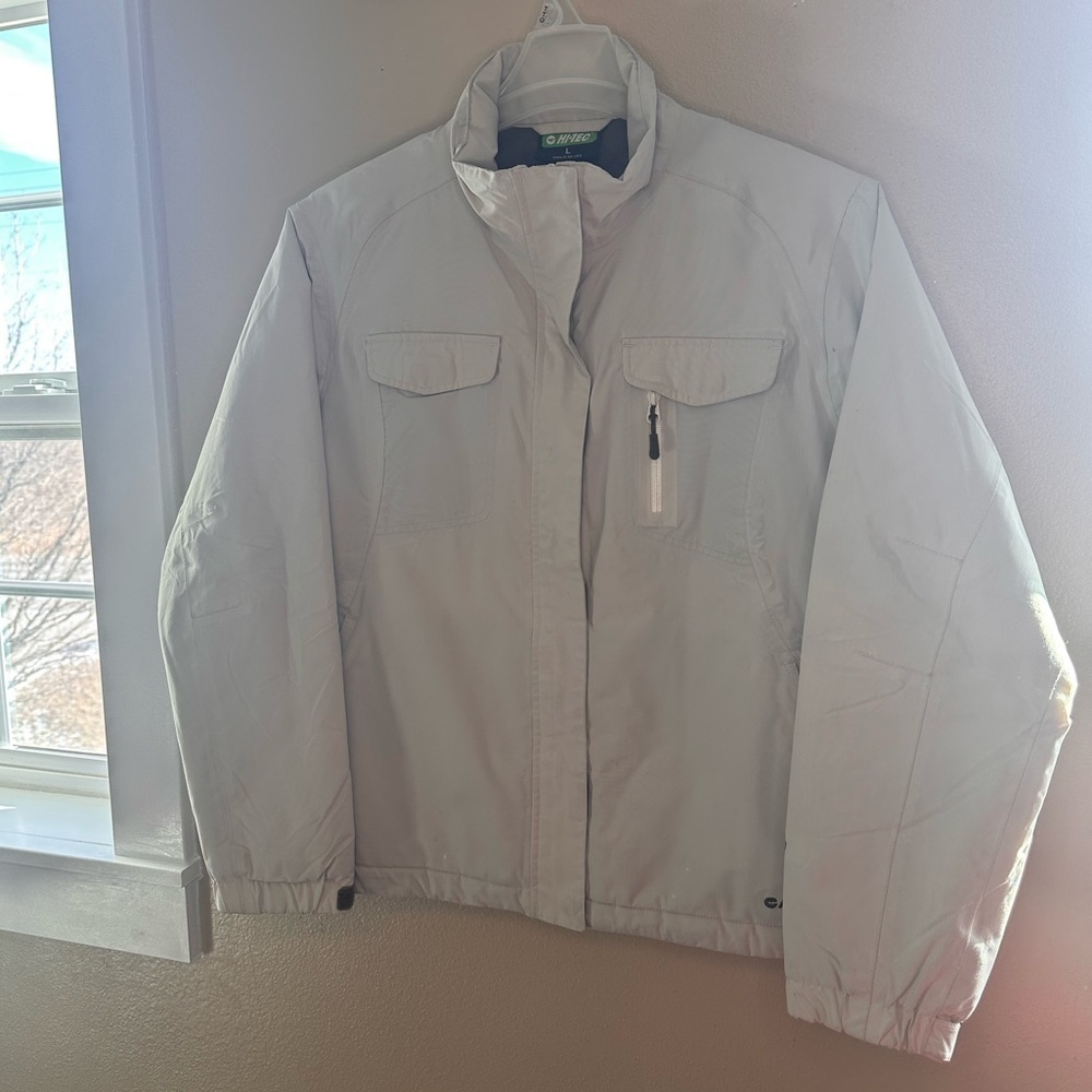Hi-Tec Men’s Cruise Trail Parka Winter Coat Size Large Off-White
